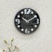Rhythm Value Added Wall Clock Printing Glass Silent Silky Move Analog [30x30x4cm]